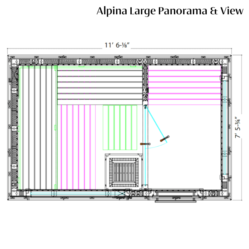 Alpina Outdoor Sauna — Heritage Collection - Image 13