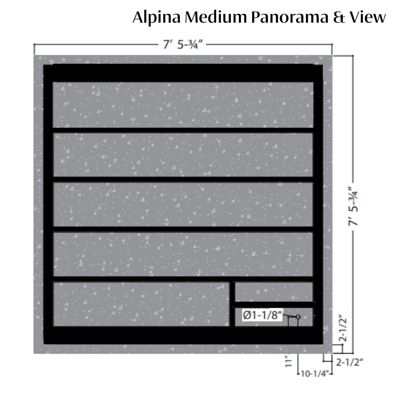 Alpina Outdoor Sauna — Heritage Collection - Image 12